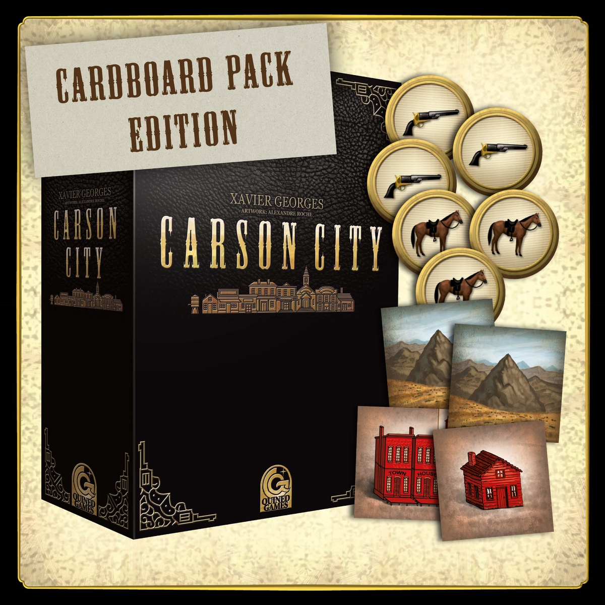 Xavier Georges Carson purchases City Board Game by Quined Games Big Box