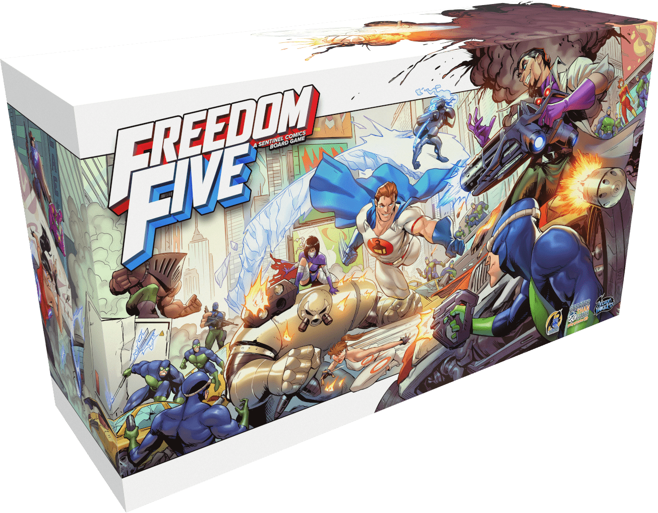 Freedom Five: A Sentinel Comics Board Game *PRE-ORDER* – Board Game Bliss