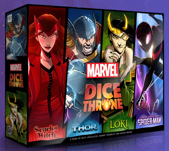 Marvel Dice Throne 2-Hero Box (Captain Marvel, Black Panther)