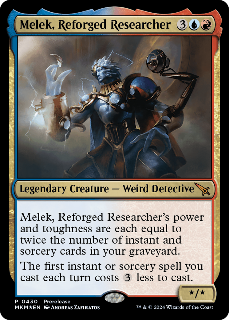 Melek, Reforged Researcher (MKM-430) - Murders at Karlov Manor Foil [Mythic]