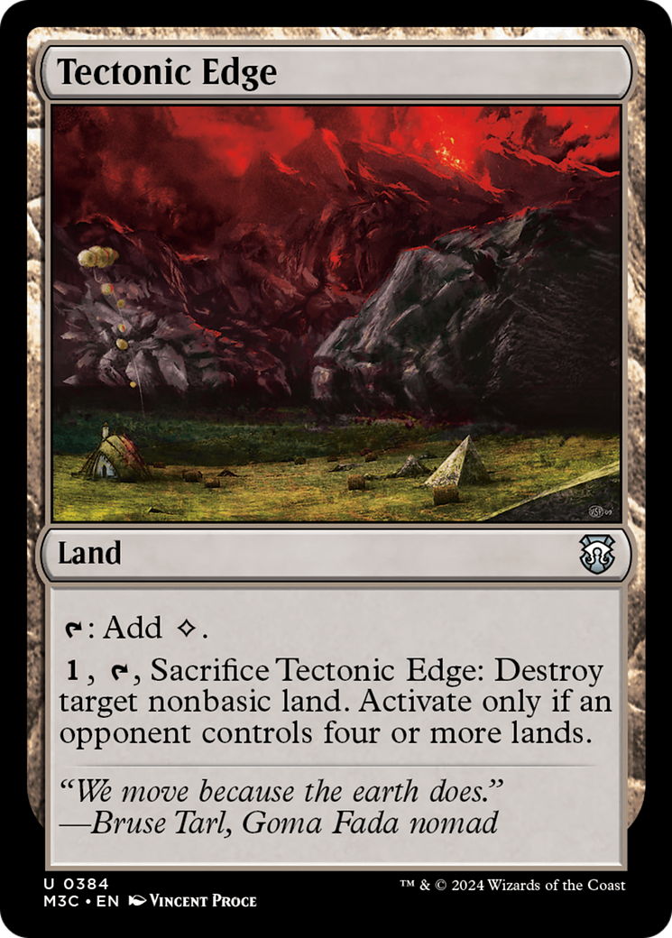 Tectonic Edge (M3C-384) - Modern Horizons 3 Commander [Uncommon]