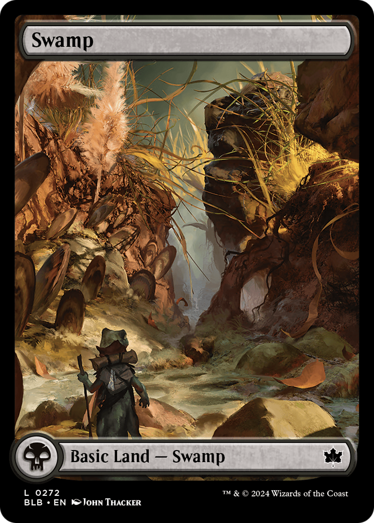 Swamp (BLB-272) - Bloomburrow Foil [Common]