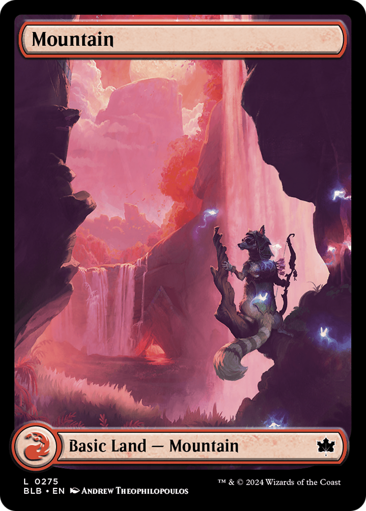 Mountain (BLB-275) - Bloomburrow Foil [Common]