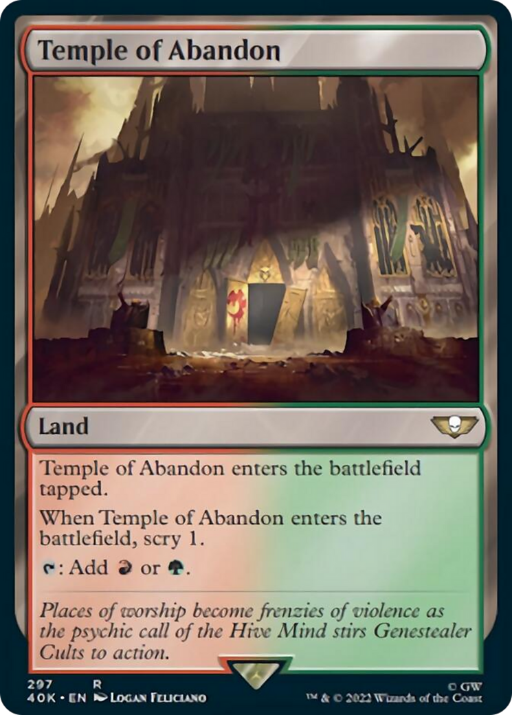 Temple of Abandon (40K-297) - Warhammer 40,000 Commander [Rare]