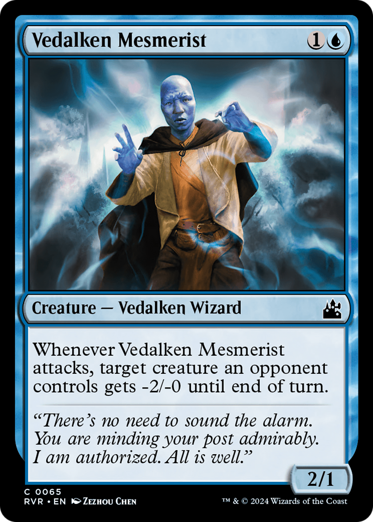 Vedalken Mesmerist (RVR-065) - Ravnica Remastered [Common]