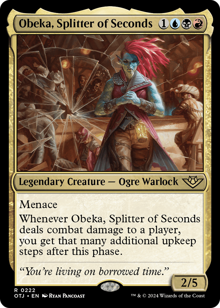 Obeka, Splitter of Seconds (OTJ-222) - Outlaws of Thunder Junction [Rare]