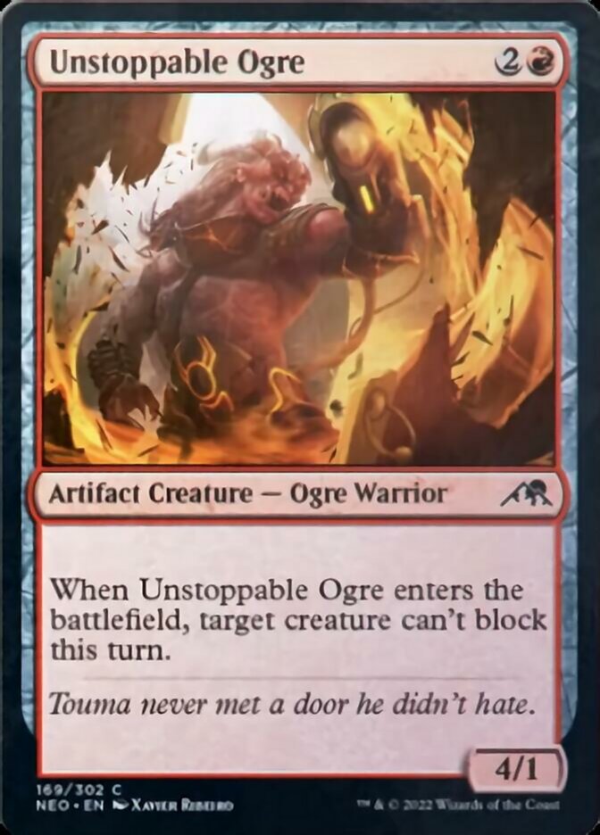 Unstoppable Ogre (NEO-169) - Kamigawa: Neon Dynasty [Common]