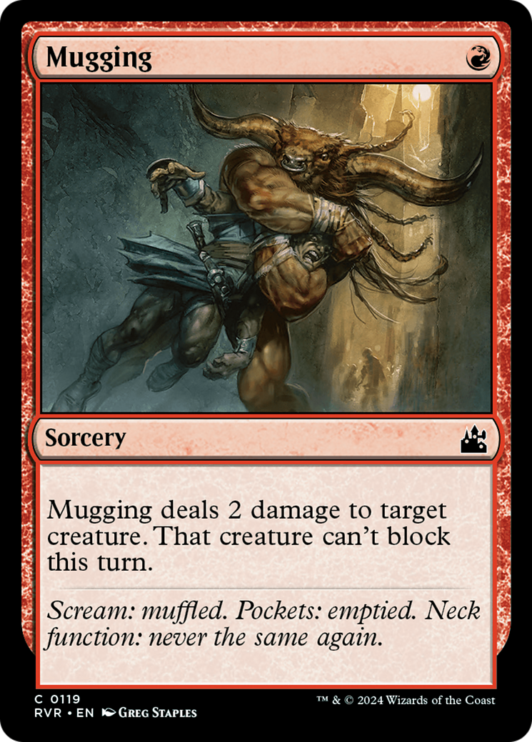 Mugging (RVR-119) - Ravnica Remastered [Common]