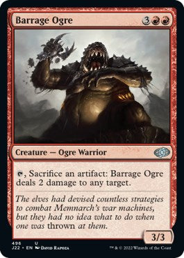 Barrage Ogre (J22-496) - Jumpstart 2022 [Uncommon]