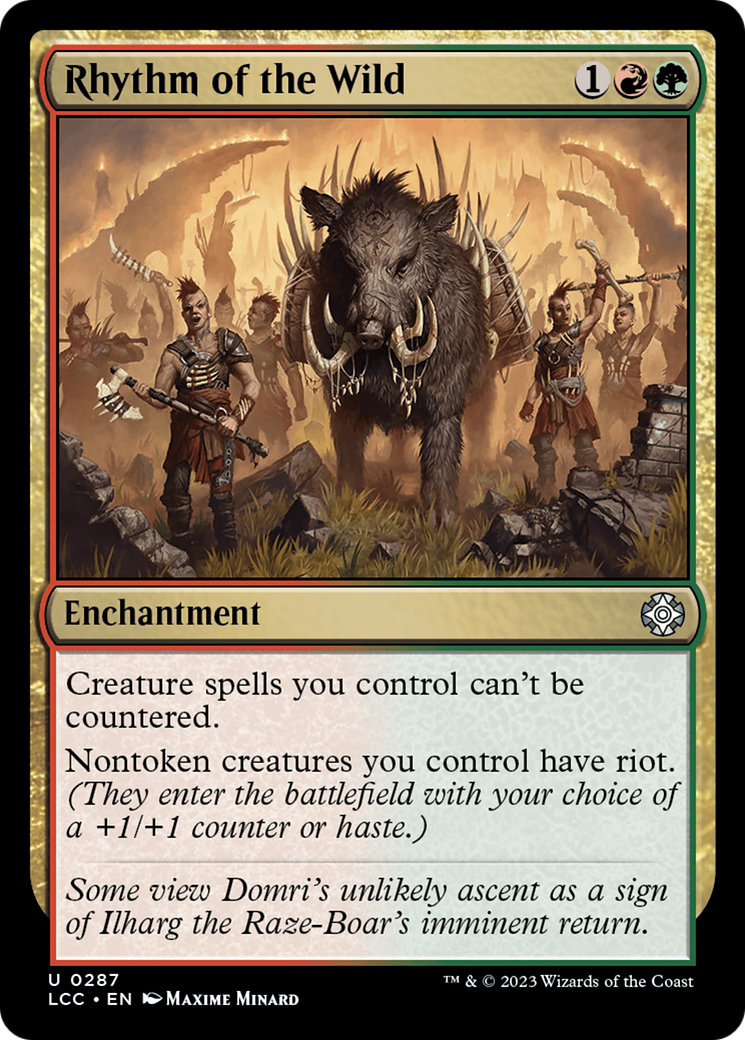 Rhythm of the Wild (LCC-287) - The Lost Caverns of Ixalan Commander [Uncommon]