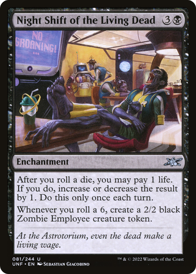 Night Shift of the Living Dead (UNF-081) - Unfinity Foil [Uncommon]