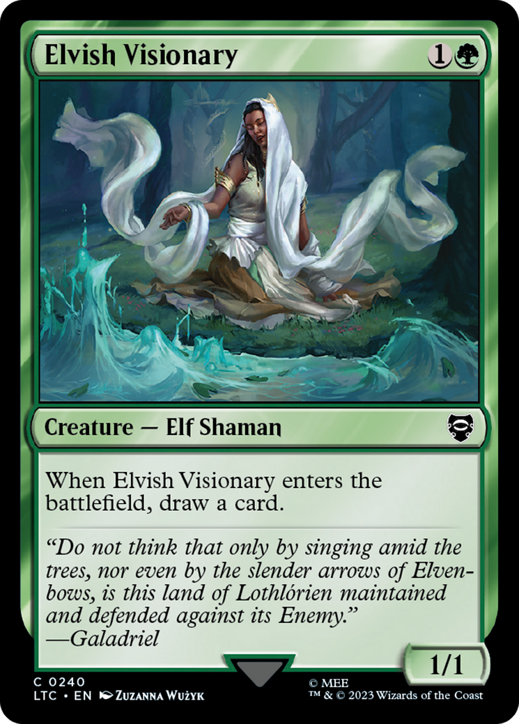 Elvish Visionary (LTC-240) - Tales of Middle-earth Commander [Common]