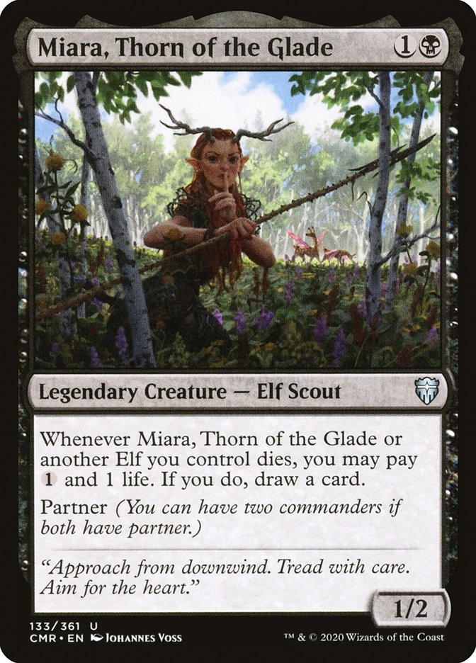 Miara, Thorn of the Glade (CMR-133) - Commander Legends [Uncommon]