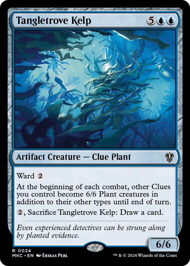 Tangletrove Kelp (MKC-024) - Murders at Karlov Manor Commander [Rare]