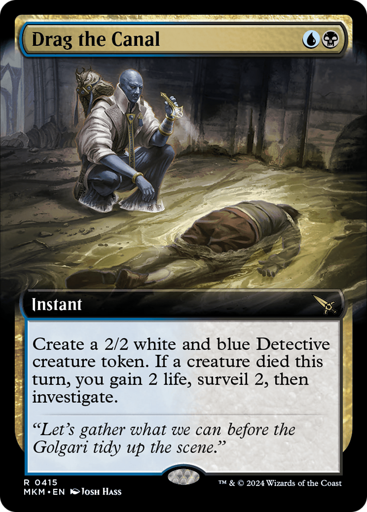 Drag the Canal (MKM-415) - Murders at Karlov Manor: (Extended Art) Foil [Rare]