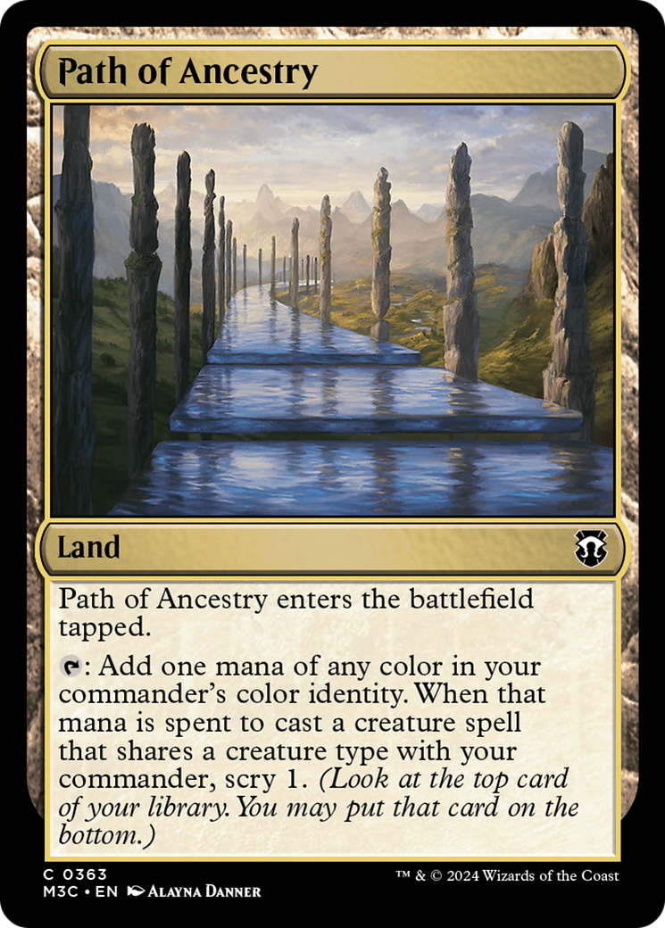 Path of Ancestry (M3C-363) - Modern Horizons 3 Commander Foil [Common]