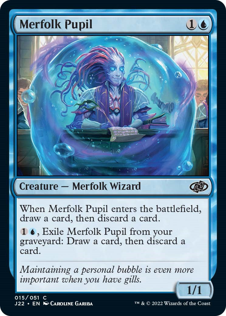 Merfolk Pupil (J22-015) - Jumpstart 2022 [Common]