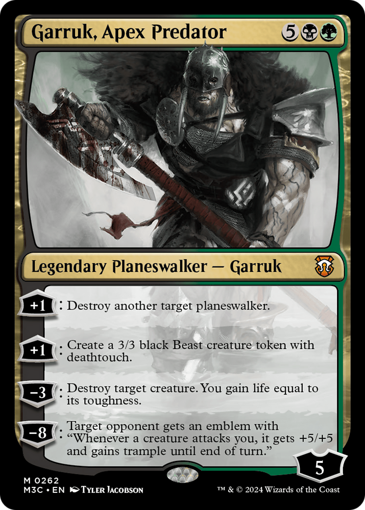 Garruk, Apex Predator (M3C-262) - Modern Horizons 3 Commander [Mythic]