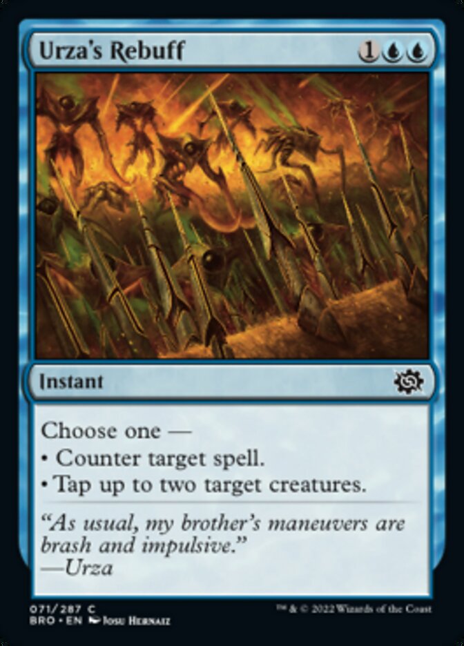 Urza's Rebuff (BRO-071) - The Brothers' War [Common]