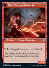 Voltaic Visionary // Volt-Charged Berserker (VOW-183) - Innistrad: Crimson Vow: (Double Faced Transform) [Uncommon]