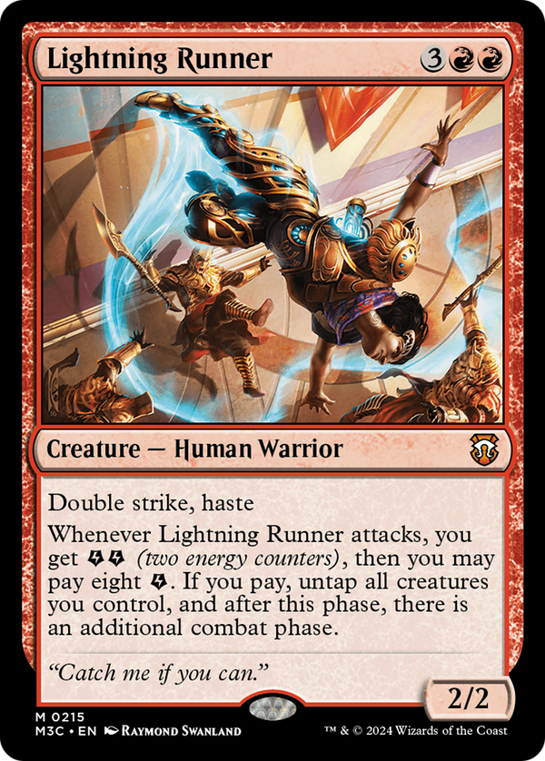 Lightning Runner (M3C-215) - Modern Horizons 3 Commander [Mythic]