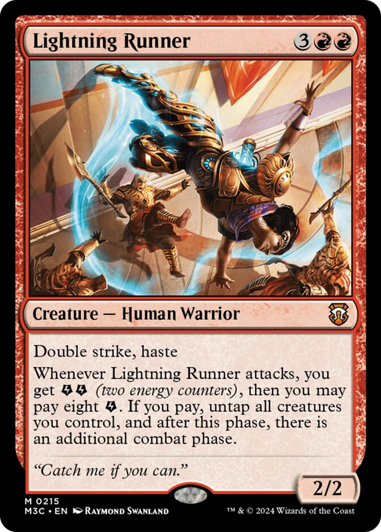 Lightning Runner (M3C-215) - Modern Horizons 3 Commander Foil [Mythic]