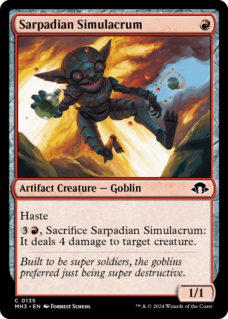 Sarpadian Simulacrum (MH3-135) - Modern Horizons 3 Foil [Common]