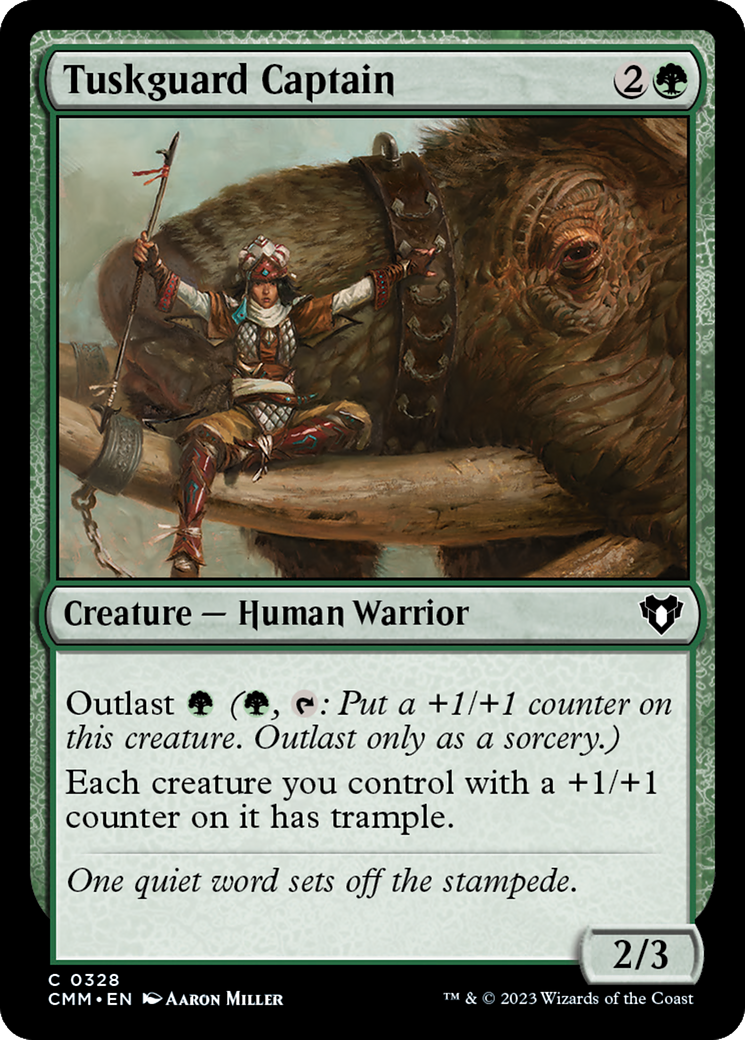 Tuskguard Captain (CMM-328) - Commander Masters [Common]