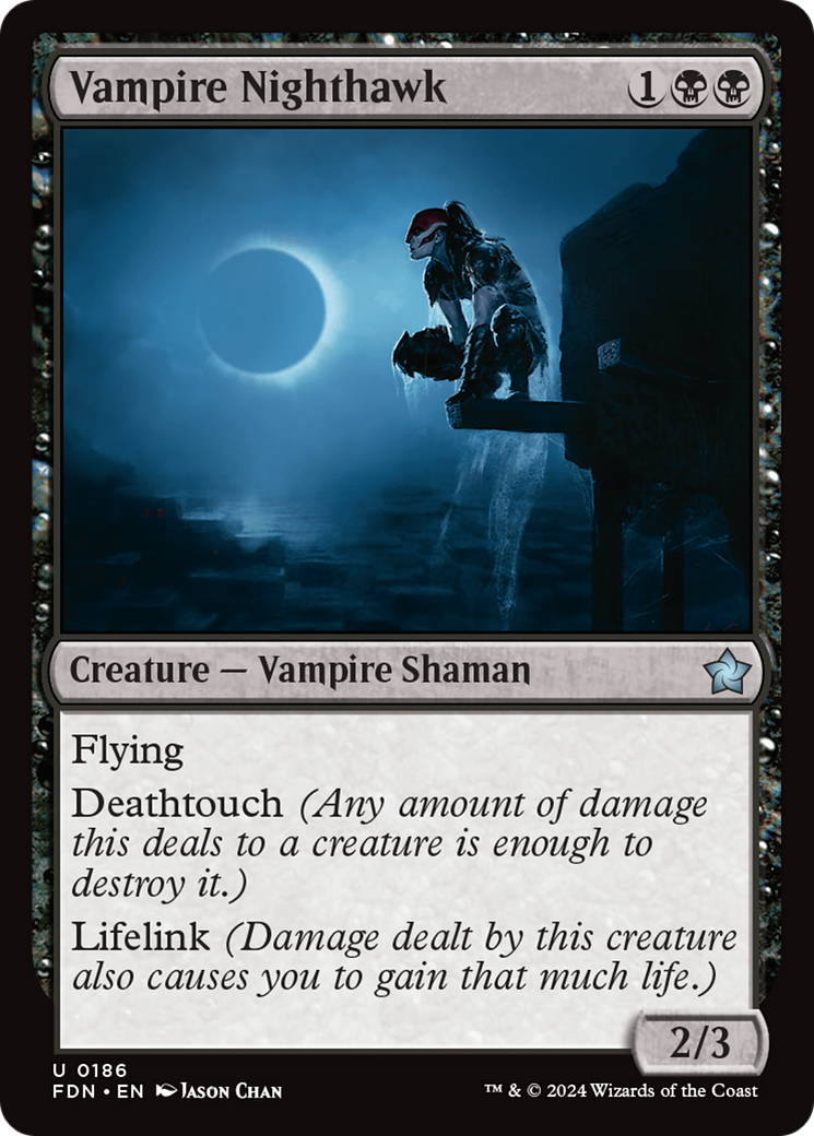 Vampire Nighthawk (FDN-186) - Foundations [Uncommon]