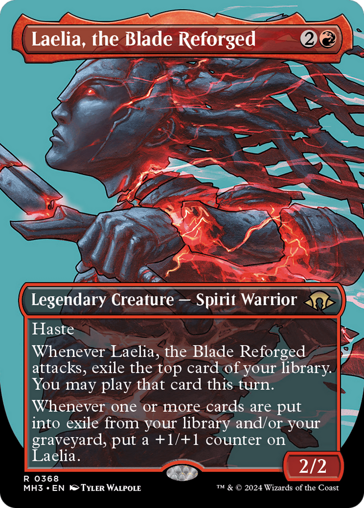 Laelia, the Blade Reforged (MH3-368) - Modern Horizons 3 (Borderless) Foil [Rare]