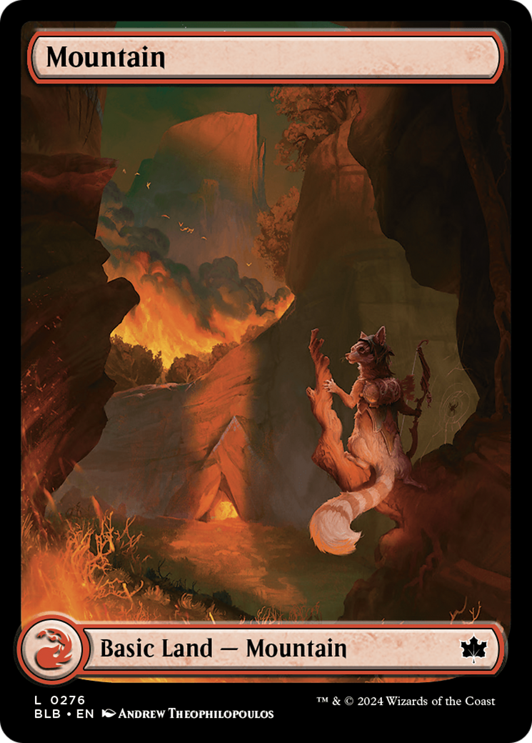 Mountain (BLB-276) - Bloomburrow Foil [Common]