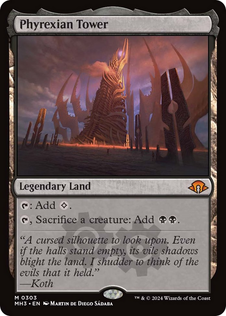 Phyrexian Tower (MH3-303) - Modern Horizons 3 [Mythic]