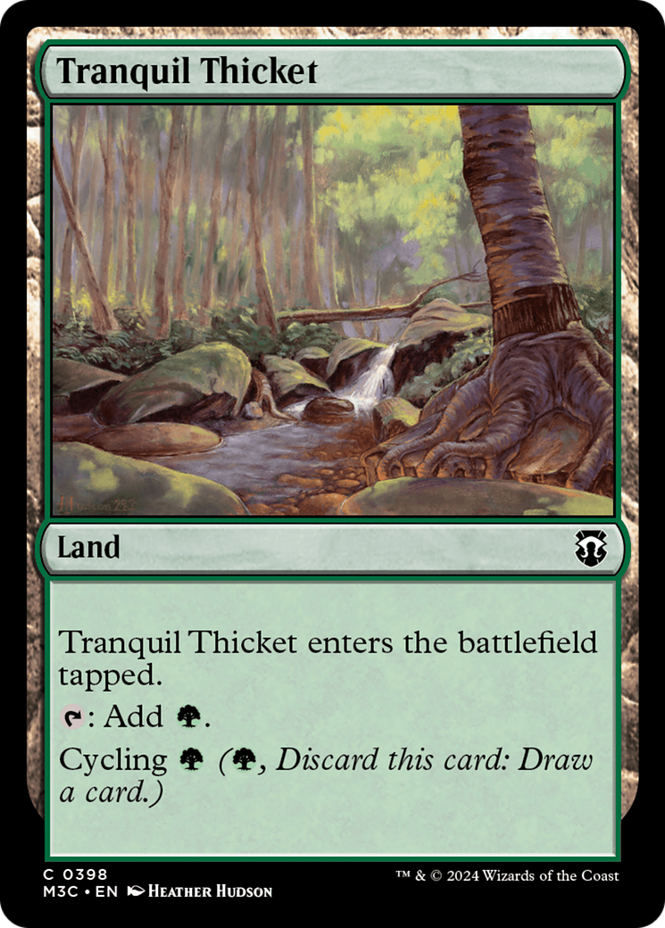 Tranquil Thicket (M3C-398) - Modern Horizons 3 Commander Foil [Common]