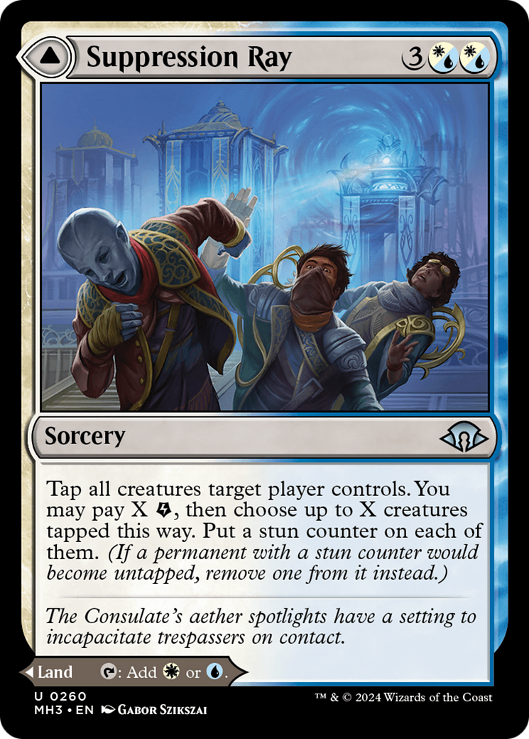 Suppression Ray // Orderly Plaza (MH3-260) - Modern Horizons 3 Foil [Uncommon]