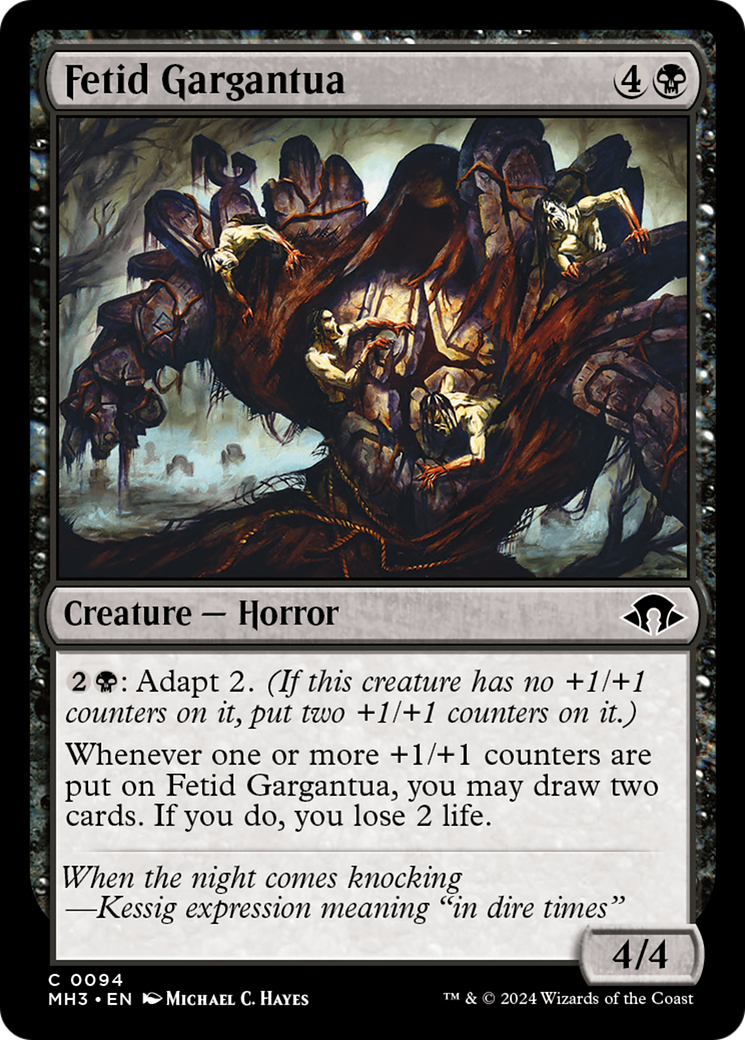 Fetid Gargantua (MH3-094) - Modern Horizons 3 Foil [Common]