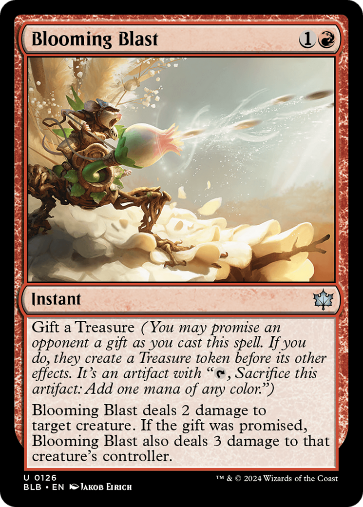 Blooming Blast (BLB-126) - Bloomburrow Foil [Uncommon]