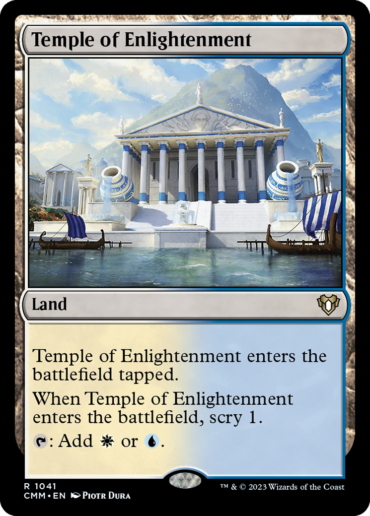 Temple of Enlightenment (CMM-1041) - Commander Masters [Rare]