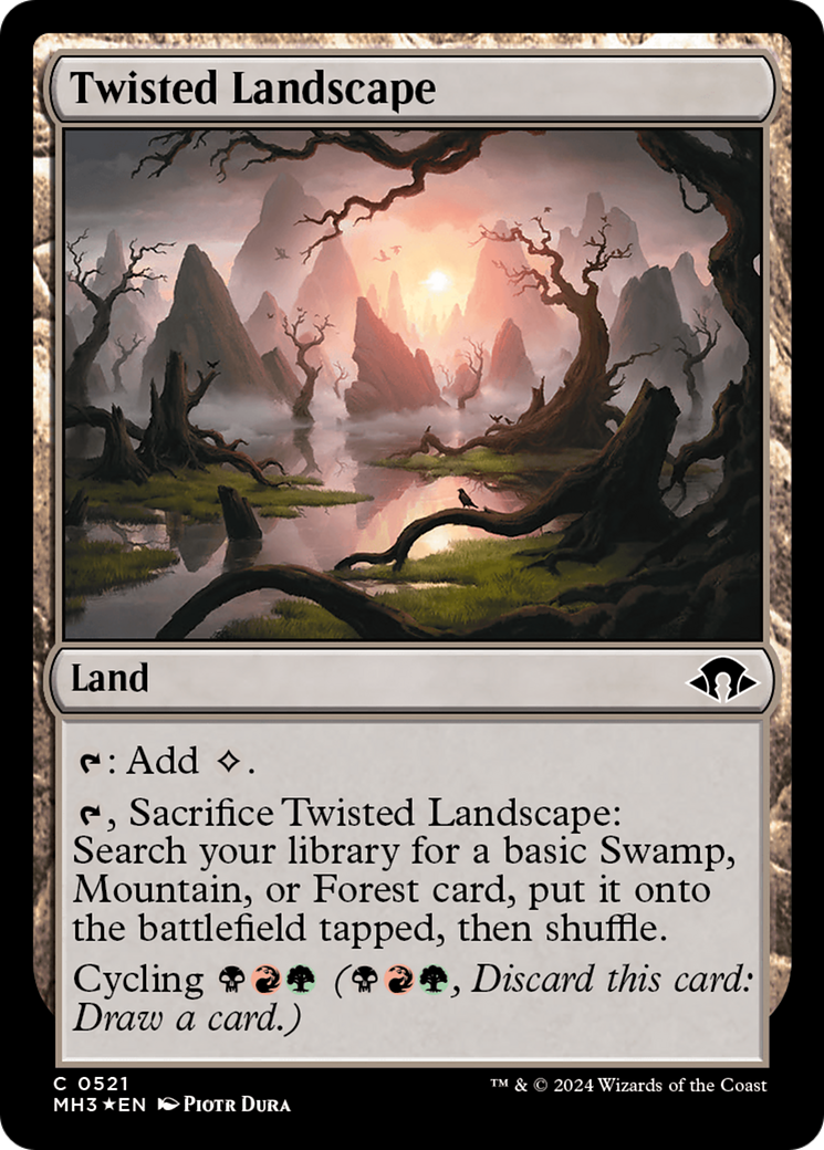 Twisted Landscape (MH3-521) - Modern Horizons 3 Foil [Common]