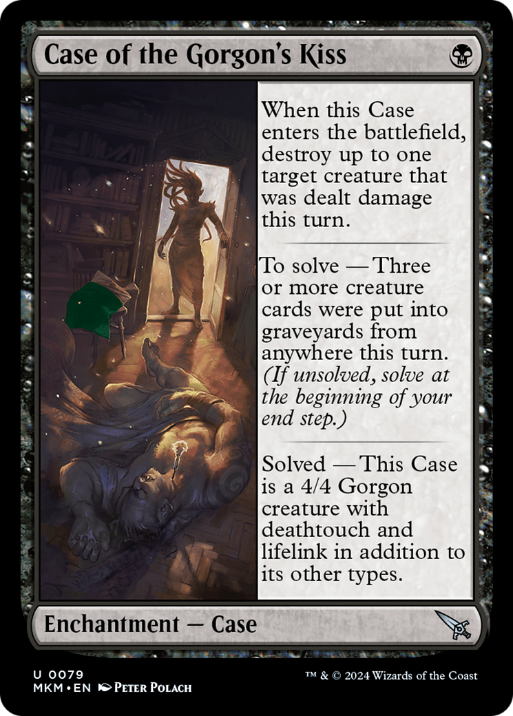 Case of the Gorgon's Kiss (MKM-79†) - Murders at Karlov Manor Foil [Uncommon]