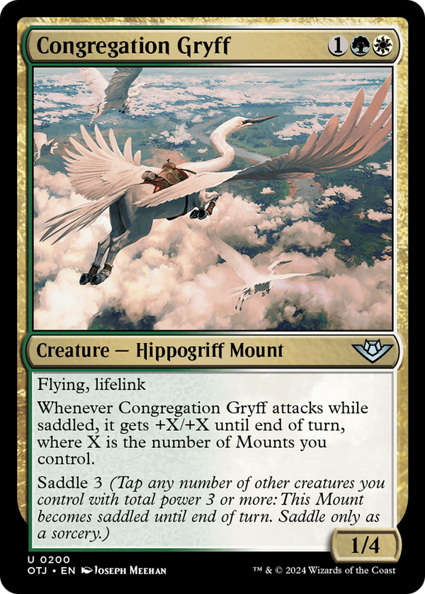 Congregation Gryff (OTJ-200) - Outlaws of Thunder Junction [Uncommon]