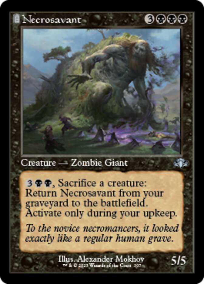 Necrosavant (DMR-307) - Dominaria Remastered: (tombstone) [Uncommon]