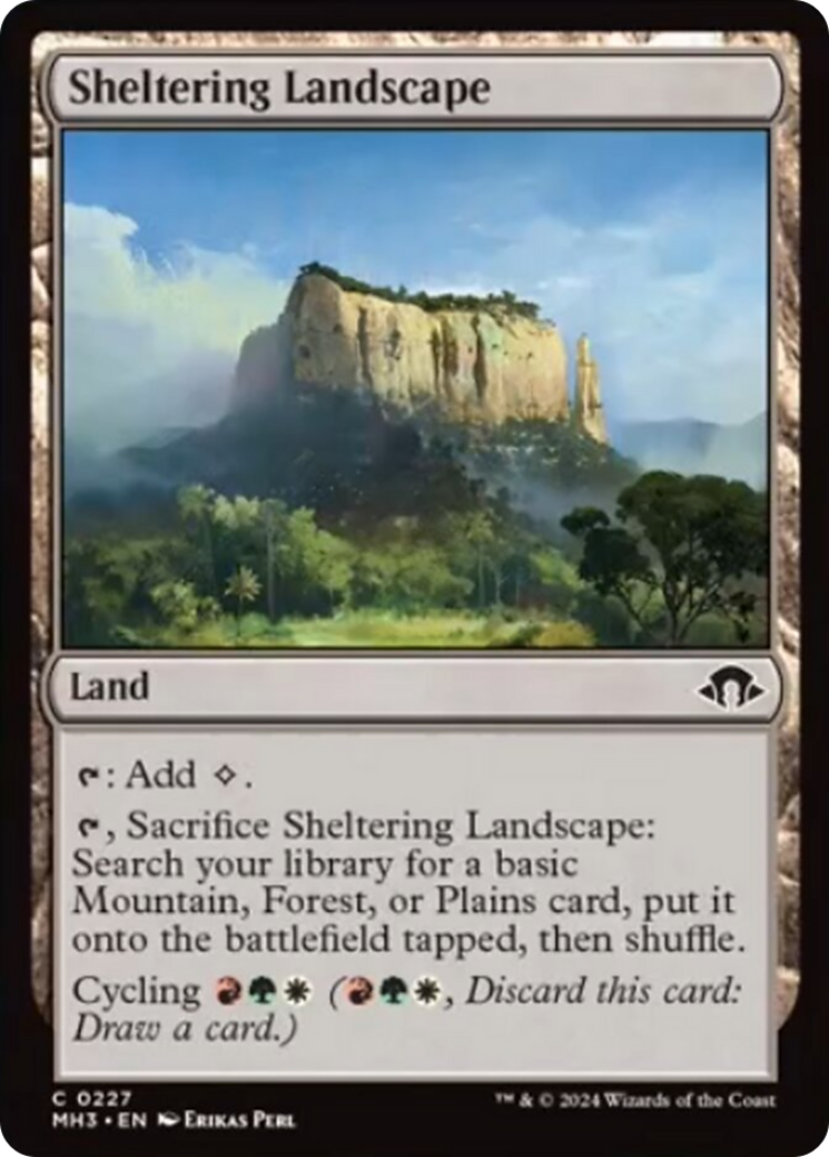 Sheltering Landscape (MH3-227) - Modern Horizons 3 [Common]