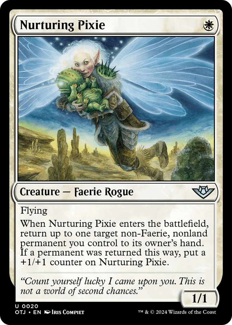 Nurturing Pixie (OTJ-020) - Outlaws of Thunder Junction [Uncommon]