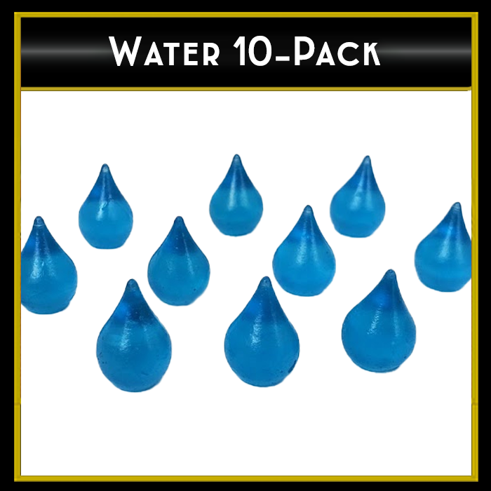 Top Shelf Gamer - Water Drop Token (set of 10)