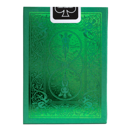 Bicycle Playing Cards - Metalluxe Holiday Green