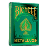 Bicycle Playing Cards - Metalluxe Holiday Green