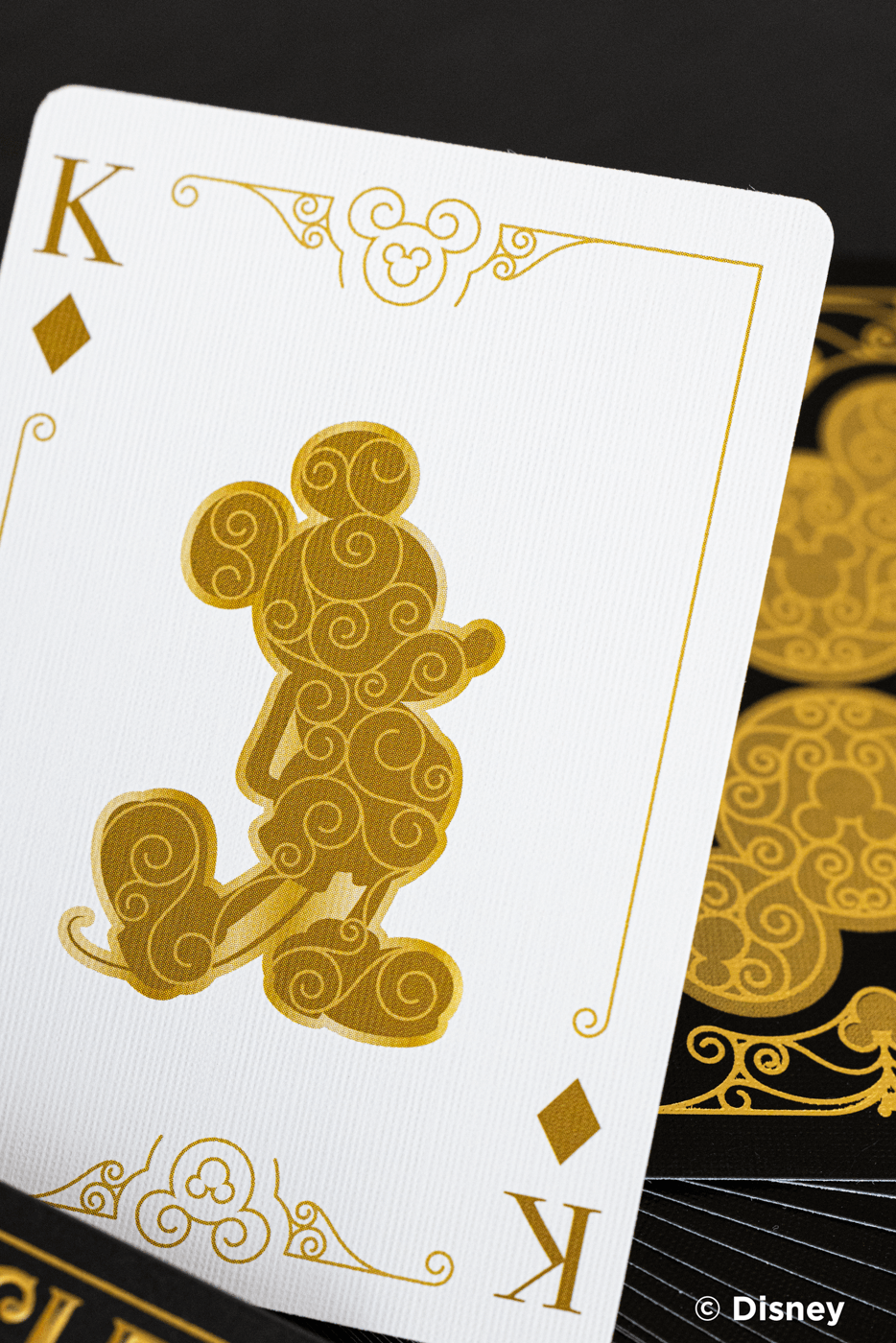 Bicycle Playing Cards - Disney Mickey Mouse inspired Black and Gold