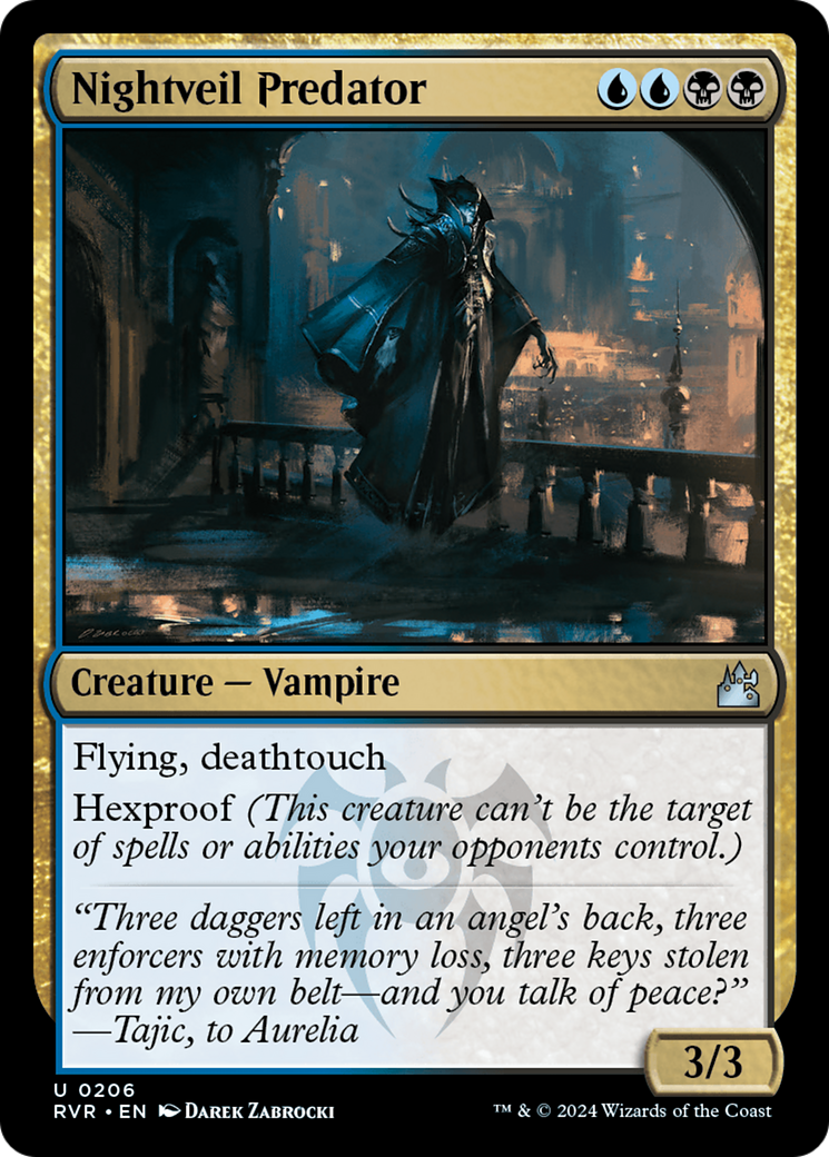 Nightveil Predator (RVR-206) - Ravnica Remastered [Uncommon]