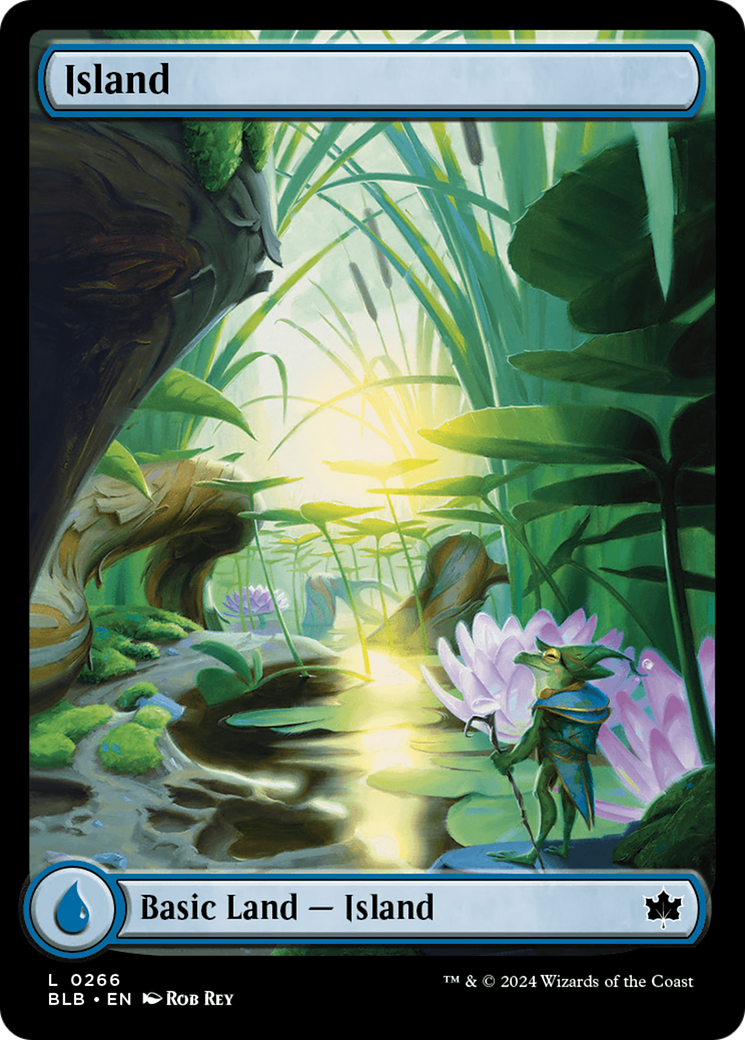 Island (BLB-266) - Bloomburrow Foil [Common]