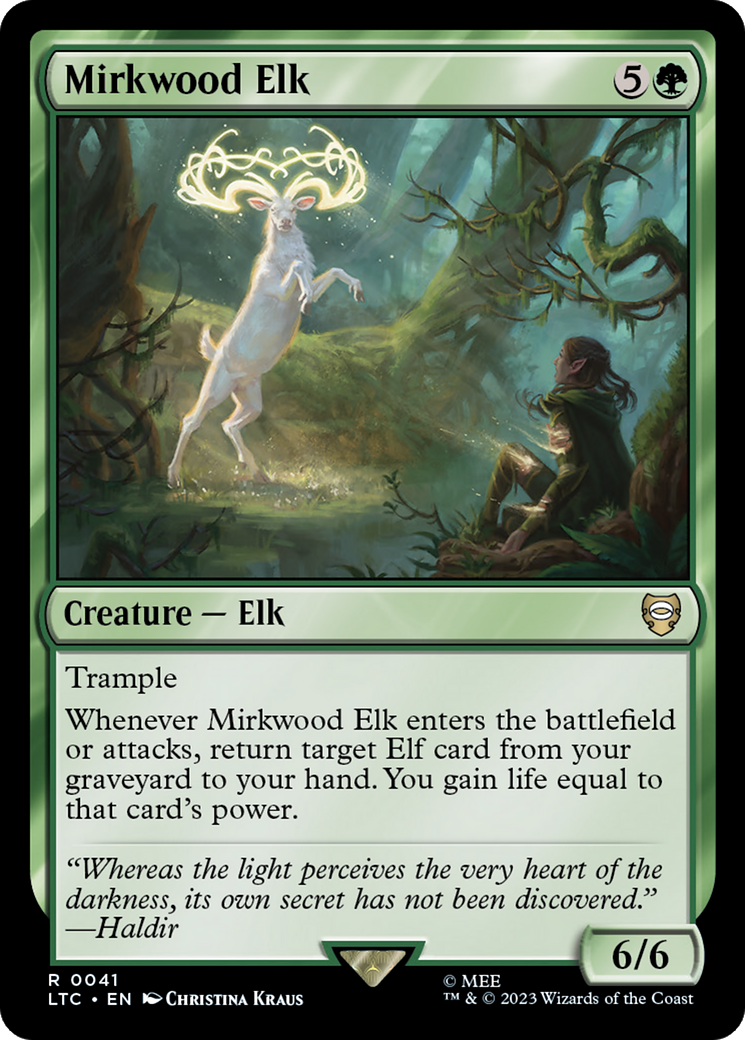 Mirkwood Elk (LTC-041) - Tales of Middle-earth Commander [Rare]